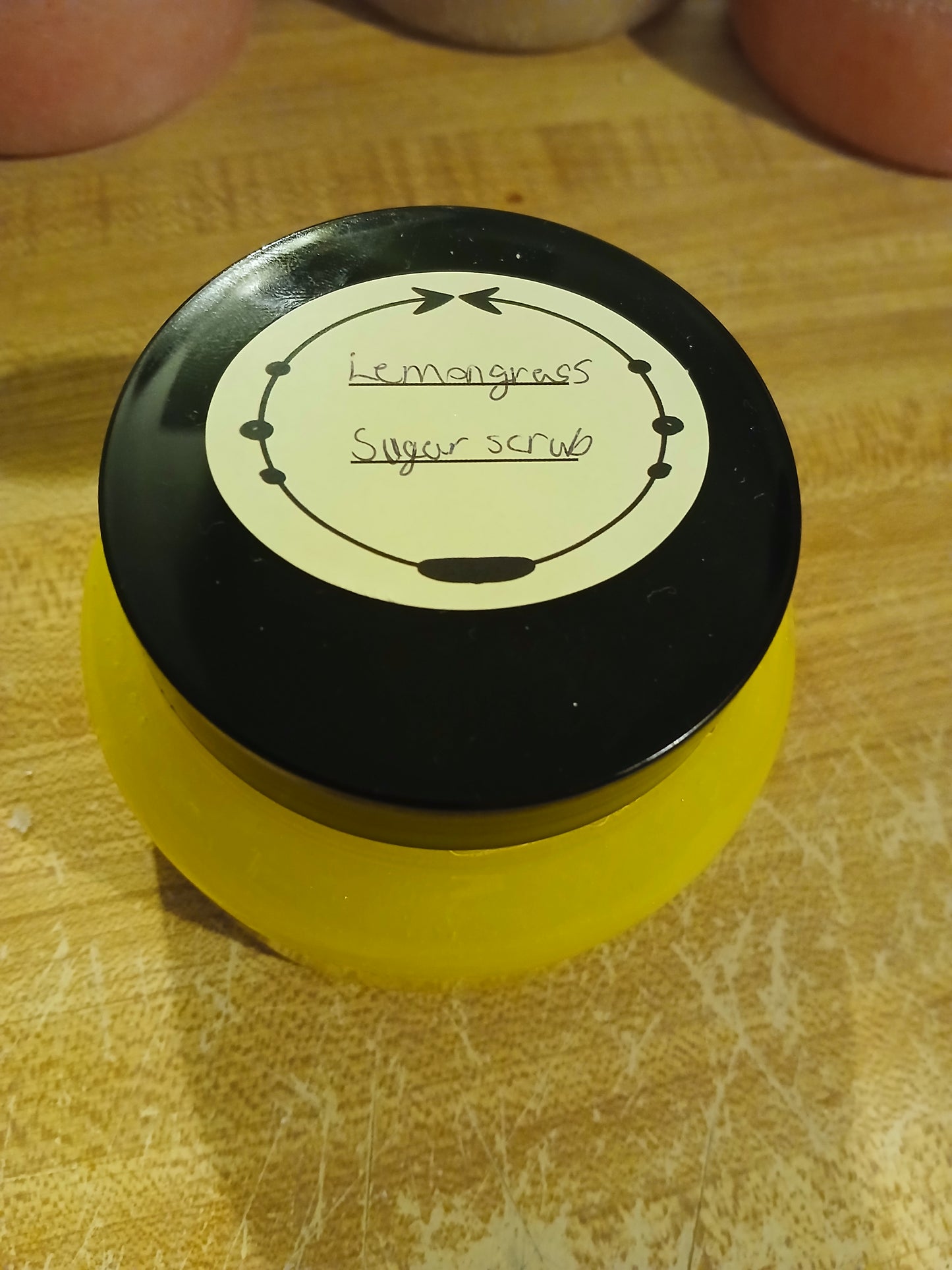 Lemongrass sugar scrub