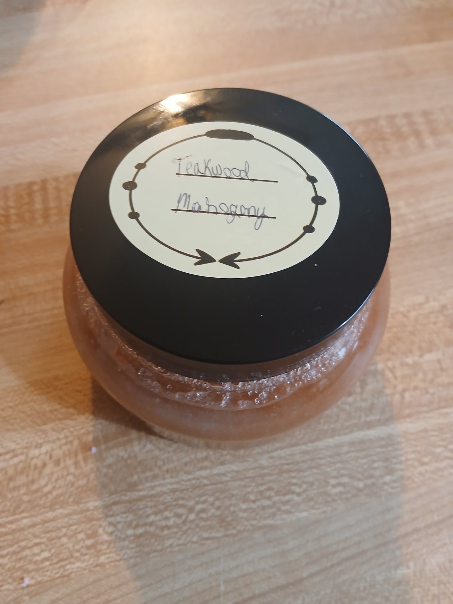 Teakwood Mahogany Sugar Scrub