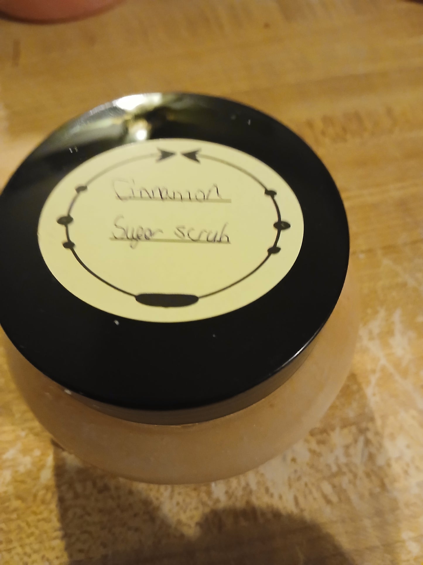 Cinnamon sugar scrub